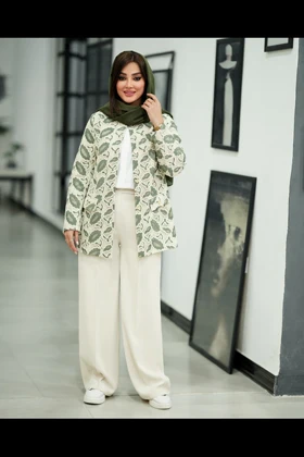 کت دانتل دکمه قلبی