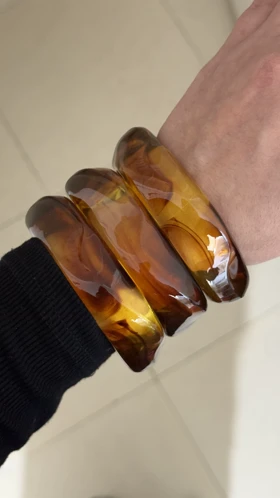 بنگل رزینی قهوه ای