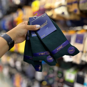 جوراب مردانه ساق بلند کلاسیک/code:9002_83