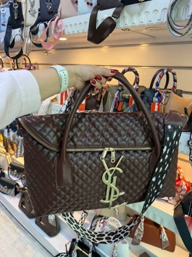 ساک اسپرت و ساک نوزاد ysl (قهوه ای)