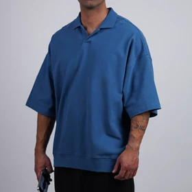 تیشرت یقه دار OVER SIZE کد 171202