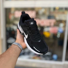 کتانی نایک V2K مشکی سفید کد 6195