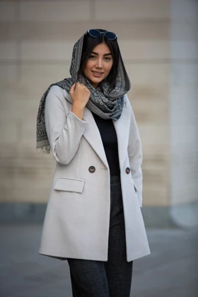 پالتو موهر دو دکمه سلما