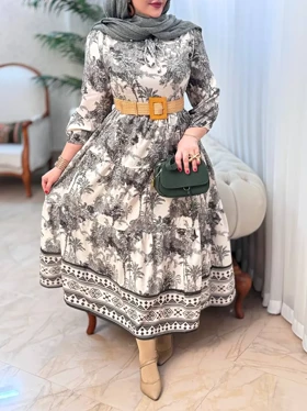 پیراهن فلور نخل 3107