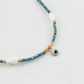 گردنبند زنانه طرح چشم نظر