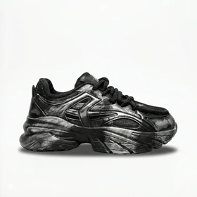 کفش کتانی فشن مشکی کد 295007