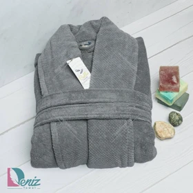 حوله تن پوش بلو طرح ماکرو رنگ نوک مدادی