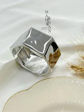 بنگل نقره ای زنانه