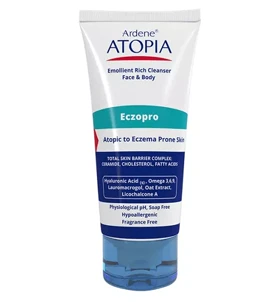 لوسیون شوینده بسیار ملایم صورت و بدن آتوپیا آردن مدل Eczopro حجم 200 میل