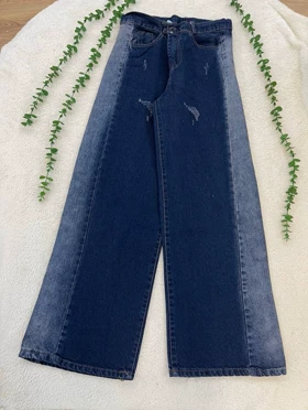 شلوار جین شافل بگ