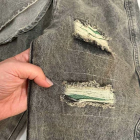 کت شلوار لی اسپرت خارجی با شلوار بگ 77 Fast 88