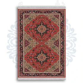 فرشینه از جنس پارچه هازان مخمل ترک طرح سنتی و مدرن برند دفه کد DDSS164