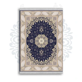 *جدید* فرشینه از جنس پارچه شانل مخمل ترک طرح فانتزی برند دفه کد 1432