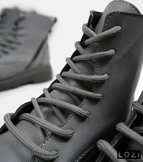 نیم بوت چرمی مردانه طوسی Timberland مدل 5432
