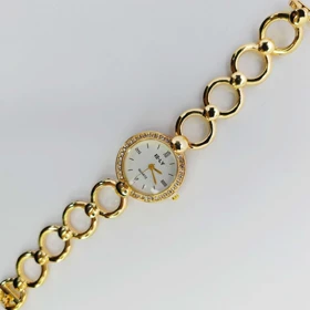 ساعت مچی زنانه مجلسی IE-LY نگین‌دار با موتور کوارتز