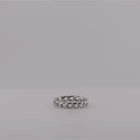 انگشتر کارتیر نقره ای