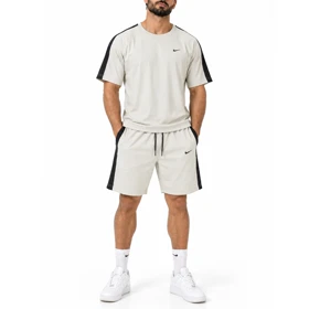 ست تیشرت و شلوارک ورزشی مردانه نایک مدل Dri Fit-YC701 کرم