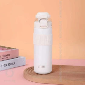تراول ماگ دو حالته GUDU حجم 700ML (سفید)