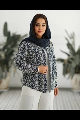 پیراهن کتی قیطان دوزی