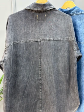 مانتو جین ساتین