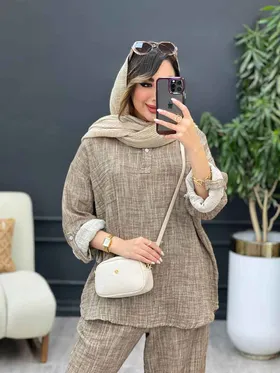 ست مانتو و شلوار آبرنگی