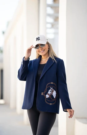 کت "مایا" رنگ سورمه ای