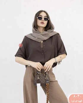 شومیز باکسی آرنوشا 8040
