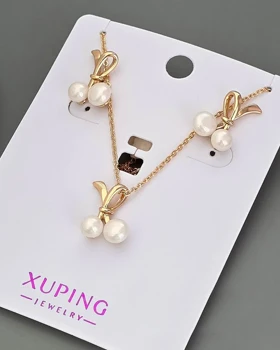 نیم ست مرواریدی فانتزی گیلاس ژوپینگ