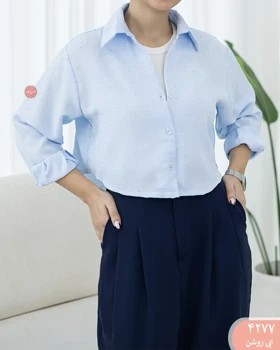 شومیز کراپ نگین 4277