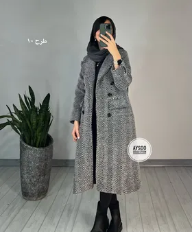 پالتو پشمی آستردار نورا5