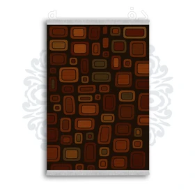 *جدید* فرشینه از جنس پارچه شانل مخمل ترک طرح فانتزی برند دفه کد 1205