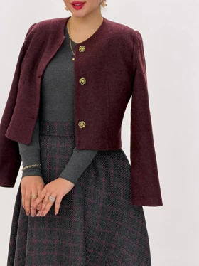 3864-کت و دامن لاوین