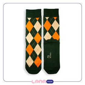 جوراب ساق‌دار نانو پاتریس Patris Socks طرح اسکاچ در سه رنگ