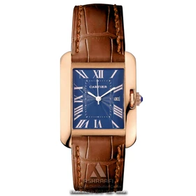 ساعت کارتیه بند چرمی Cartier Tank RG3