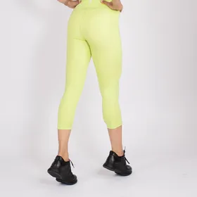 لگ اسلیم افکت جیب‌دار فسفری قد 75 - Agi Slim Effect Leggings Fıstık Yeşili