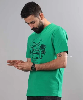 تیشرت طرح دار مردانه 1182