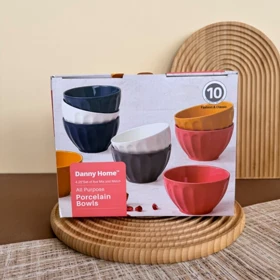 کاسه رنگی ده عددی سرامیکی دنی هوم / BA65