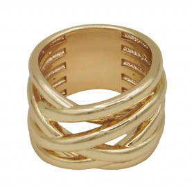 انگشتر گره‌ای زنانه مدل سیمی