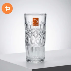 لیوان اسموتی طرحدار بلند DELI