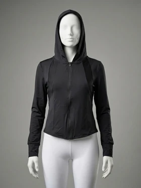 سویشرت ورزشی فلامنت فینگردار کلاهدار