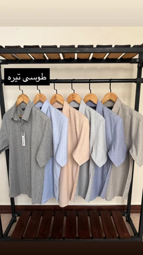 پیراهن آستین کوتاه پنبه 2659