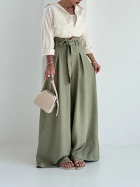 شلوار بنددار آنجلا