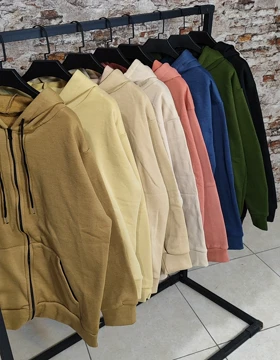 سویشرت کلاهدار داخل کرکی مدل ویانا کد 40201