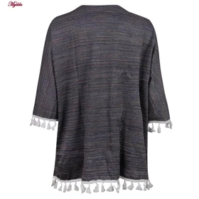 ست 3 تکه لباس زنانه کوزا خاکستری تیره مدل 4601-003-4