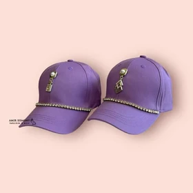 کلاه کپ دخترانه آویزدار