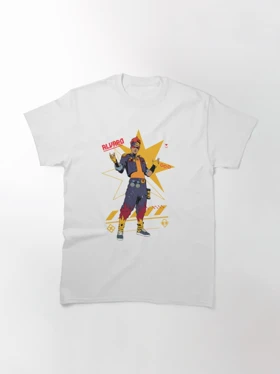 تیشرت Free Fire طرح شخصیت آلوارو کد 13925