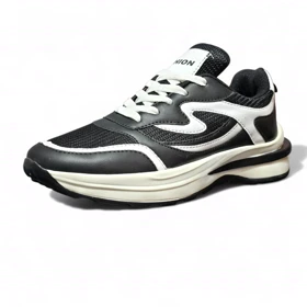 کتانی زنانه مدل فشیون مشکی سفید