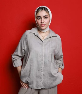 تونیک Pinki 5558 در چهار رنگ (خاکی)