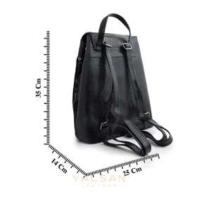 کوله پشتی زنانه چرم یلسان مدل آرتان کد 045-MRV