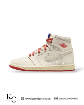 کتانی ویتنامی نایکی ایر جردن وان ساق‌دار ریر ایر سینابار Nike Air Jordan 1 High OG Rare Air Cinnabar
